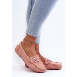 Step in style Mocassins Modelo Rabell DF711 Rosa Claro – Entre com estilo 1