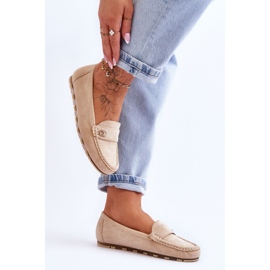 Step in style Mocassins Modelo Castelo JU052 Bege – Entre com estilo 1 Step in style Mocassins Modelo Castelo JU052 Bege – Entre com estilo 1