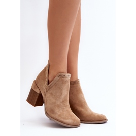 Step in style Botas Modelo Jolnima A5729-63 Bege - Entre com estilo 1