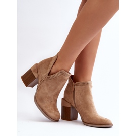 Step in style Botas Modelo Jolnima A5729-63 Bege - Entre com estilo 2