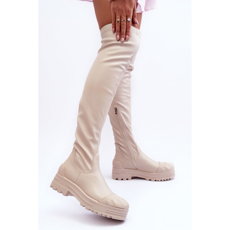 Step in style Botas Modelo Dudesa 15863 Bege - Entre com estilo 2