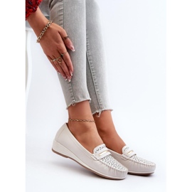 Step in style Mocassins Modelo Nassnema 833959 Branco – Entre com estilo 1
