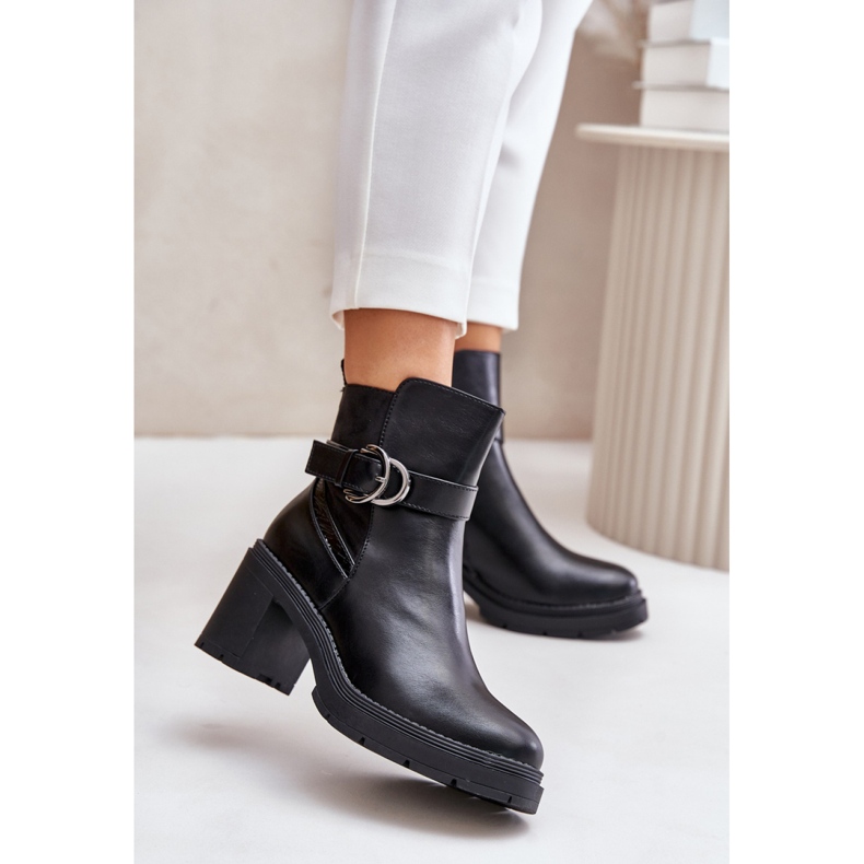 Step in style Botas Modelo Inabelle M767 Pretas - Entre com estilo preto 1