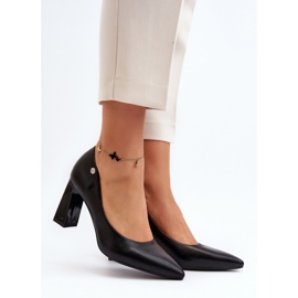 Step in style Scarpin Modelo Giseleni 62106 Preto – Entre com estilo 1
