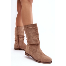 Step in style Botas Modelo Kotine 23BT35-6448 Bege - Entre com estilo 2