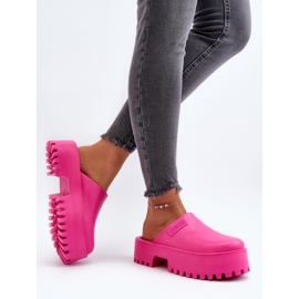 Step in style Chinelos Sandália Modelo Big Star NN274019 Fúcsia - Entre com estilo rosa 1