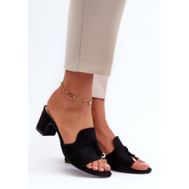 Step in style Chinelo Sandália Modelo Jemenna JH338P Preta - Entre com estilo preto 1
