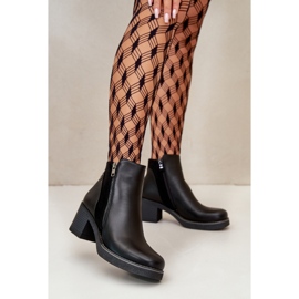 Step in style Botas Modelo Revianna KE209P Pretas - Entre com estilo preto 1
