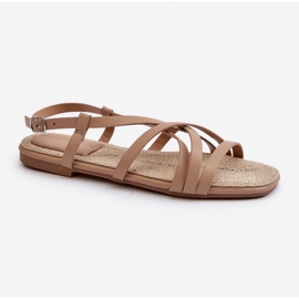 Step in style Sandálias Modelo Big Star NN274012 Bege - Entre com estilo 2
