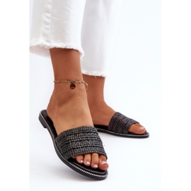 Step in style Sandália Chinelo Modelo Radians WS9038 Preta - Entre com estilo preto 1