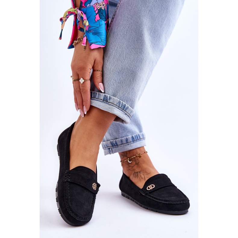 Step in style Mocassins Modelo Castelo JU052 Preto – Entre com estilo 1