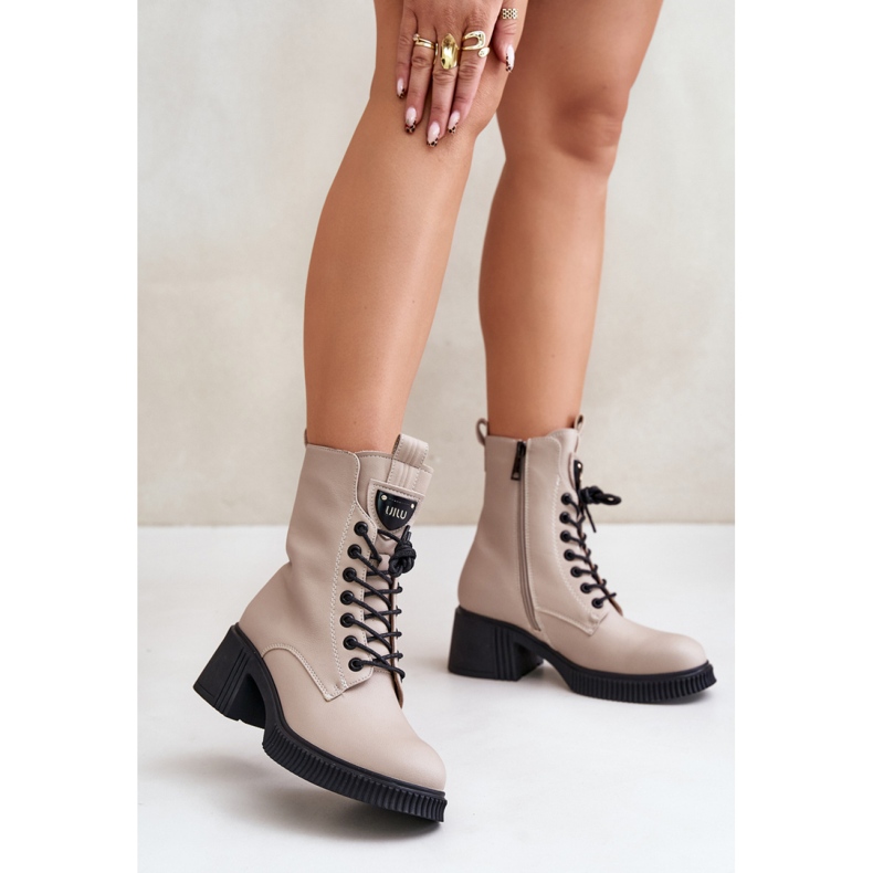 Step in style Botas Modelo Vinceza 66671 Bege - Entre com estilo 1