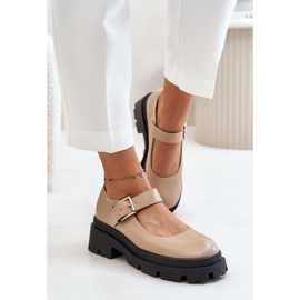 Step in style Calçado Modelo Plikuria 1813 Bege - Entre com estilo 1