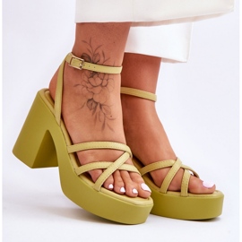 Step in style Sandálias Modelo Shemira 78-130 Verdes - Entre com estilo 1 Step in style Sandálias Modelo Shemira 78-130 Verdes - Entre com estilo 1