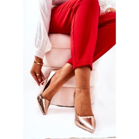 Step in style Salto alto Modelo Tissoria LY177-4 Rosa/Dourado - Entre com estilo 1 Step in style Salto alto Modelo Tissoria LY177-4 Rosa/Dourado - Entre com estilo 1