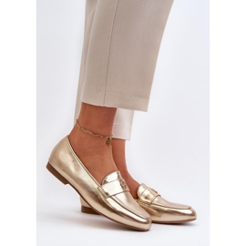 Step in style Mocassins Modelo Sylvaine 24PB98-6990 Ouro - Entre com estilo amarelo 1