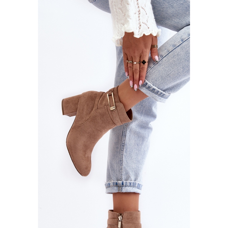 Step in style Botas Modelo Verice 23BT35-6425 Bege - Entre com estilo 2 Step in style Botas Modelo Verice 23BT35-6425 Bege - Entre com estilo 2