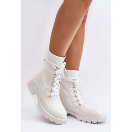 Step in style Botas Modelo Gentiana 8573A Branca - Entre com estilo branco 1