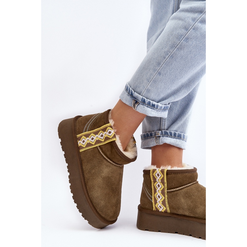 Step in style Botas de neve modelo Vebissat W5829 Verde - Entre com estilo 2