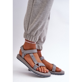 Step in style Sandálias Modelo 4FRSS24FSANF054-20S Cinza - Entre com estilo 1