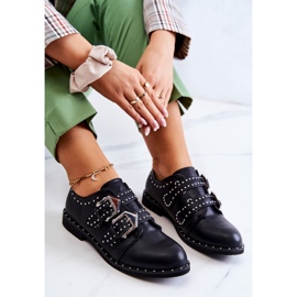 Step in style Sapatos Modelo Lu Boo XW37311 Couro Preto - Entre com estilo 1