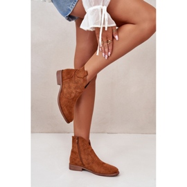 Step in style Botas Modelo S.Barski HY42-151 Camel - Entre com estilo marrom 1