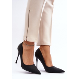 Step in style Salto alto Tiberon modelo LE103 Preto - Entre com estilo 1