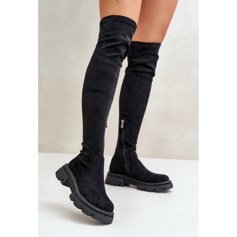 Step in style Botas Modelo Irithalla C-323 Pretas - Entre com estilo preto 1