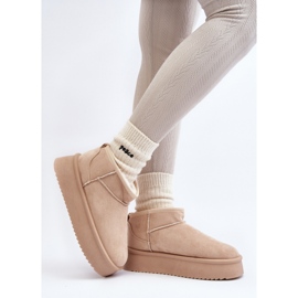 Step in style Botas de neve Modelo Caliksa UA-1855 Bege - Entre com estilo 2