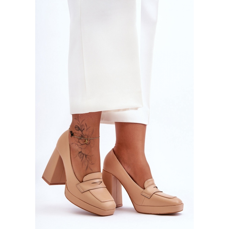 Step in style Bombas Modelo Alisa M046 Nude - Entre com estilo bege 1 Step in style Bombas Modelo Alisa M046 Nude - Entre com estilo bege 1