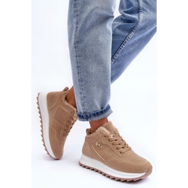 Step in style Calçado Esportivo Modelo Adite TL233-63 Bege Escuro - Entre com estilo 2