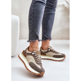 Step in style Calçado Esportivo Modelo Vinceza 41465 Bege - Entre com estilo 1