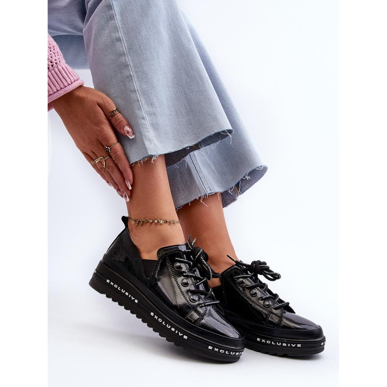 Step in style Sapatos Modelo S.Barski LR620 Preto - Entre com estilo 1