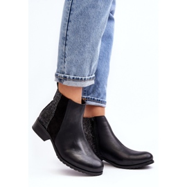 Step in style Botas Chelsea Modelo Messio M671 Pretas - Entre com estilo preto 1