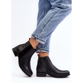 Step in style Botas Chelsea Modelo Messio M671 Pretas - Entre com estilo preto 2