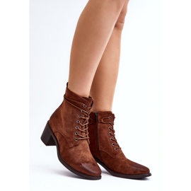 Step in style Botas Modelo Serellia 260052FX-SU Marrom - Entre com estilo castanho 1