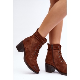 Step in style Botas Modelo Serellia 260052FX-SU Marrom - Entre com estilo 2