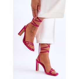 Step in style Sandálias Modelo Nessy H8-508 Fúcsia - Entre com estilo rosa 1