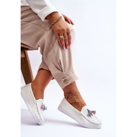 Step in style Mocassins Modelo Lanzarot 23PB08-5372 Branco - Entre com estilo 1