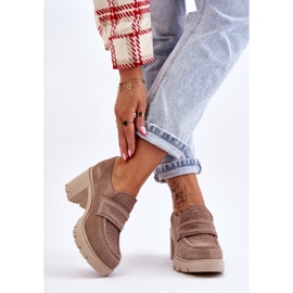 Step in style Sapatos Modelo Arabell 20125 Bege Escuro - Entre com estilo 1