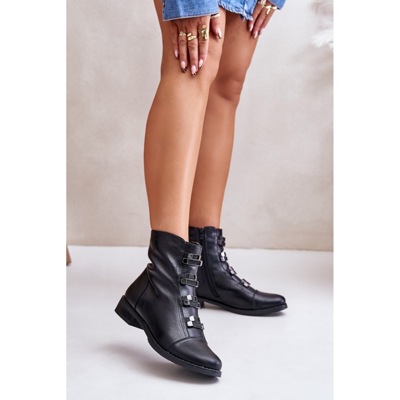 Step in style Botas Modelo Evalith ASA62-30 Pretas - Entre com estilo preto 1