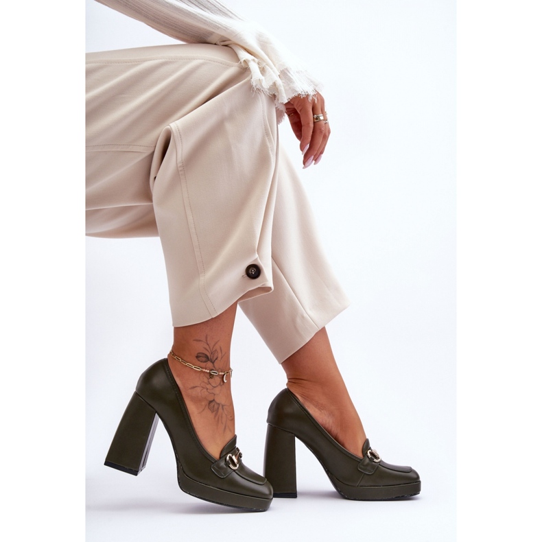 Step in style Scarpin Modelo Rouse M047 Verde – Entre com estilo 1