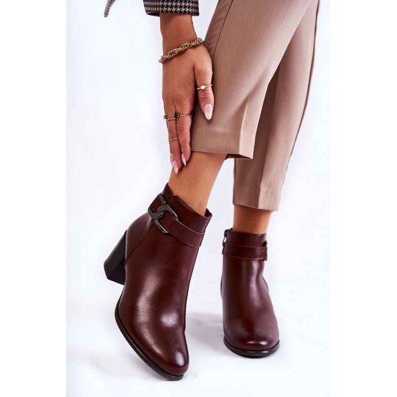 Step in style Botas Modelo Astrid BT604 Marrom - Entre com estilo castanho 1