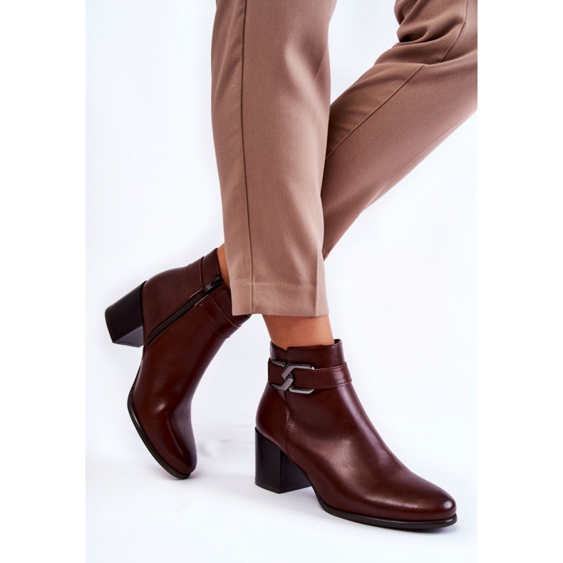Step in style Botas Modelo Astrid BT604 Marrom - Entre com estilo 2