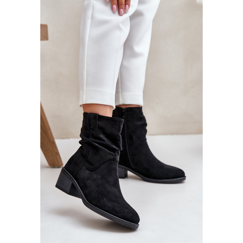Step in style Botas Modelo Zinanya 1249 Pretas – Entre com estilo preto 1