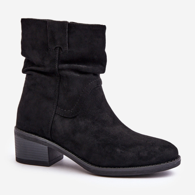 Step in style Botas Modelo Zinanya 1249 Pretas – Entre com estilo preto 2