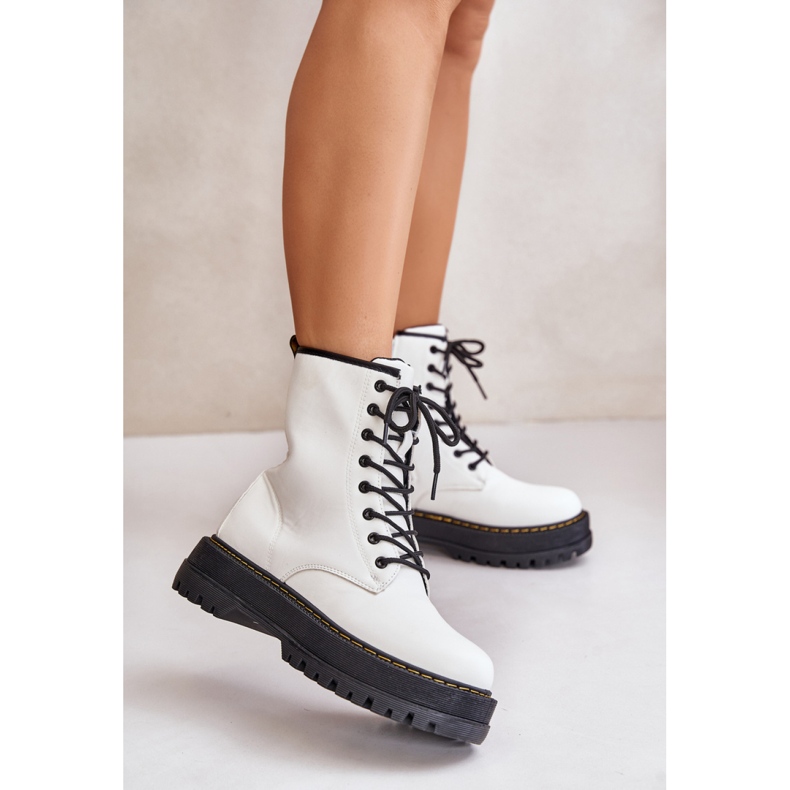 Step in style Trabalhadores Modelo Naleli 24BT26-7403 Branco - Entre com estilo 1