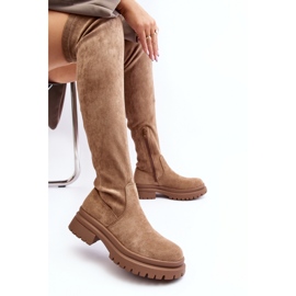 Step in style Botas Modelo Silune 23KZ35-6494 Bege - Entre com estilo 1