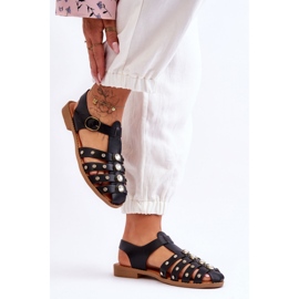 Step in style Sandálias Modelo Ascot G-13 Pretas - Entre com estilo preto 2