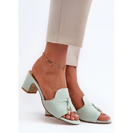 Step in style Chinelo Sandália Modelo Jemenna JH338P Mint - Entre com estilo verde 1